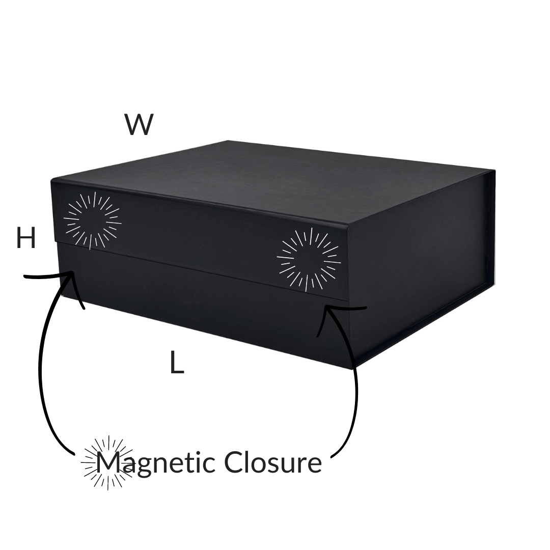 gift boxes with magnetic flap closure