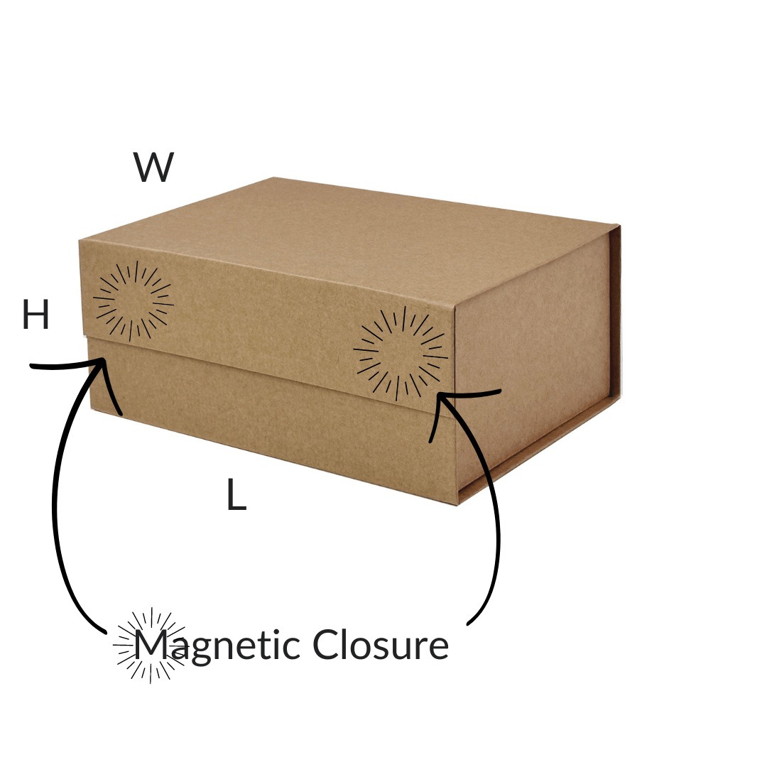Natural Kraft A5 Deep Magnetic Gift Boxes