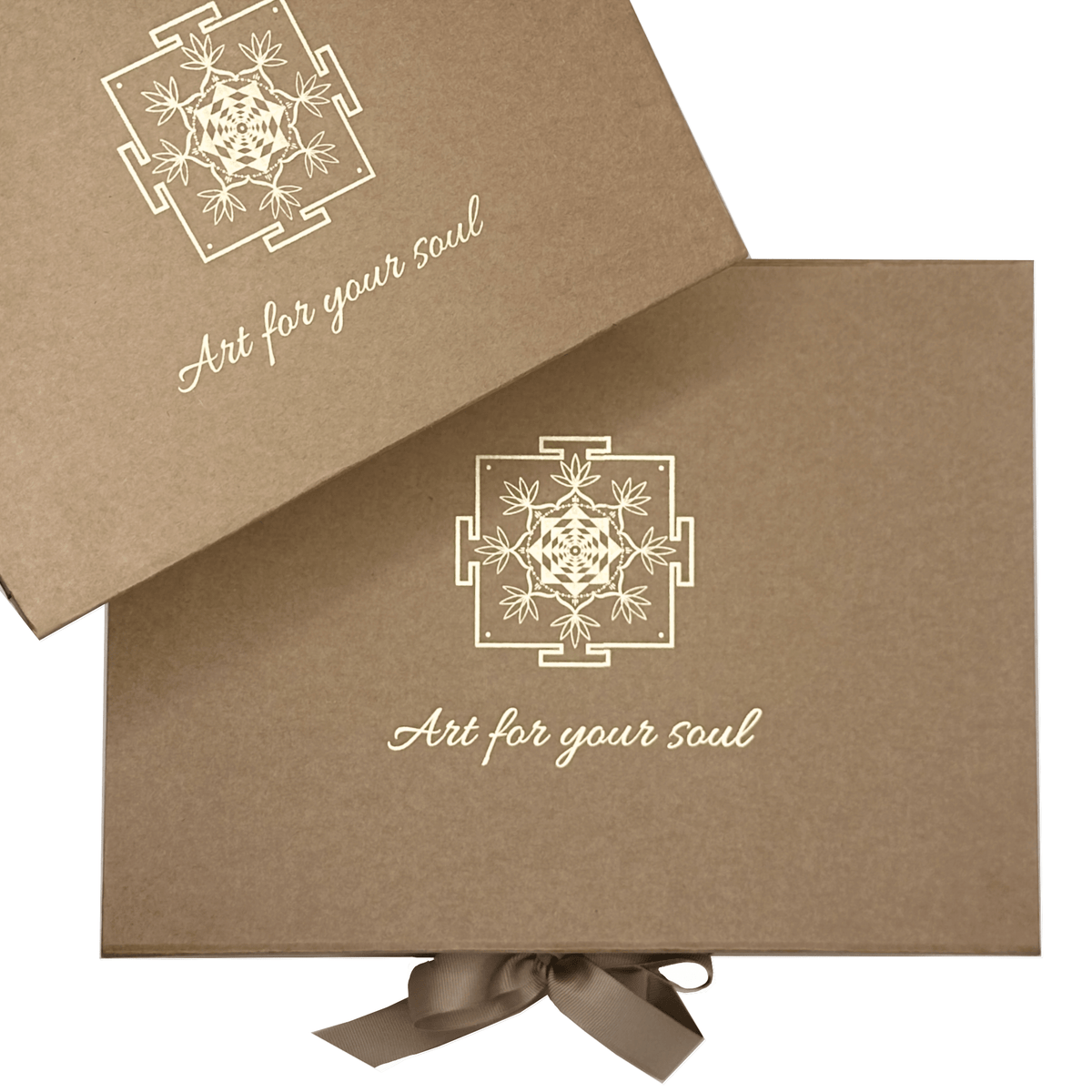 Natural Kraft Large Square Magnetic Gift Boxes