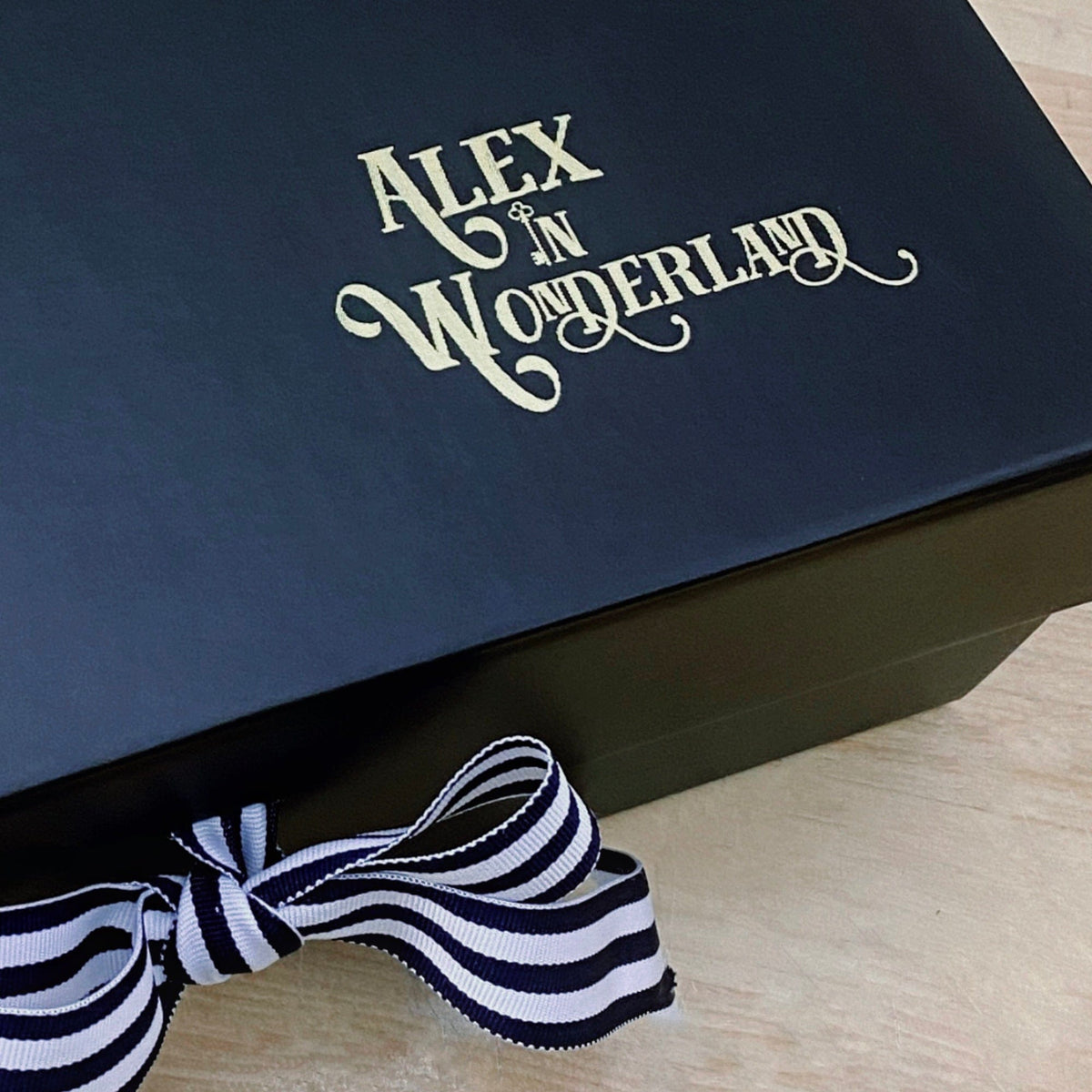Sample - Black A4 Deep Magnetic Gift Box With Changeable Ribbon