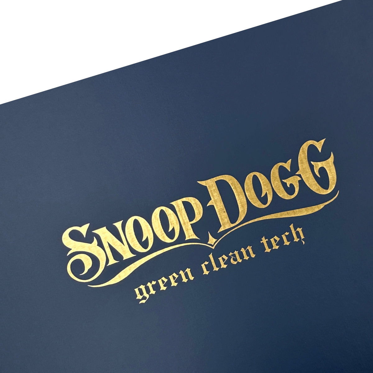 custom printed gold  foil gift boxes with Snoop Dogg logo