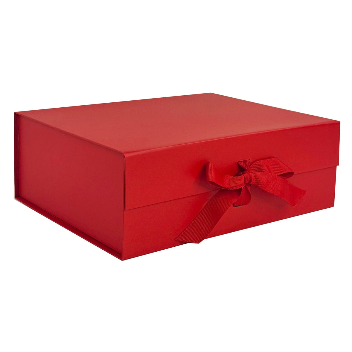 Red A4 Deep Magnetic Gift Boxes With Changeable Ribbon