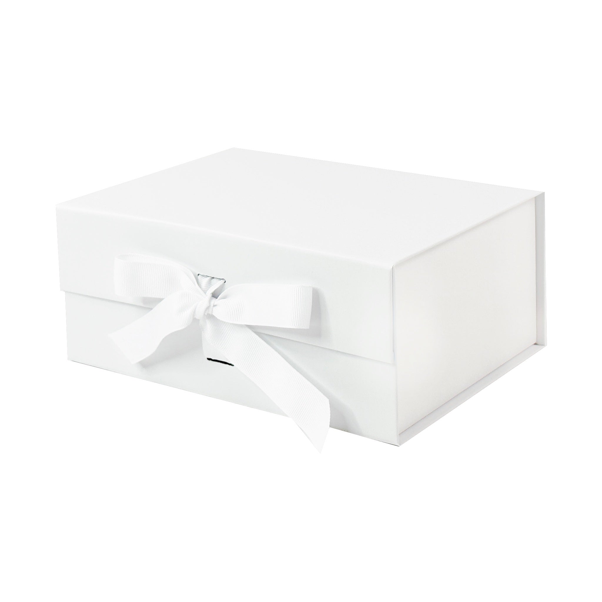 Large Square Kraft Magnetic Gift Box with Ribbon