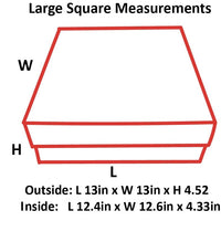 The Agency - Large Square - Red
