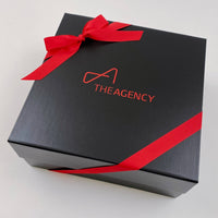 The Agency - Medium Square - Black