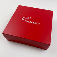 The Agency - Medium Square - Red