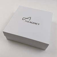 The Agency - Medium Square - White