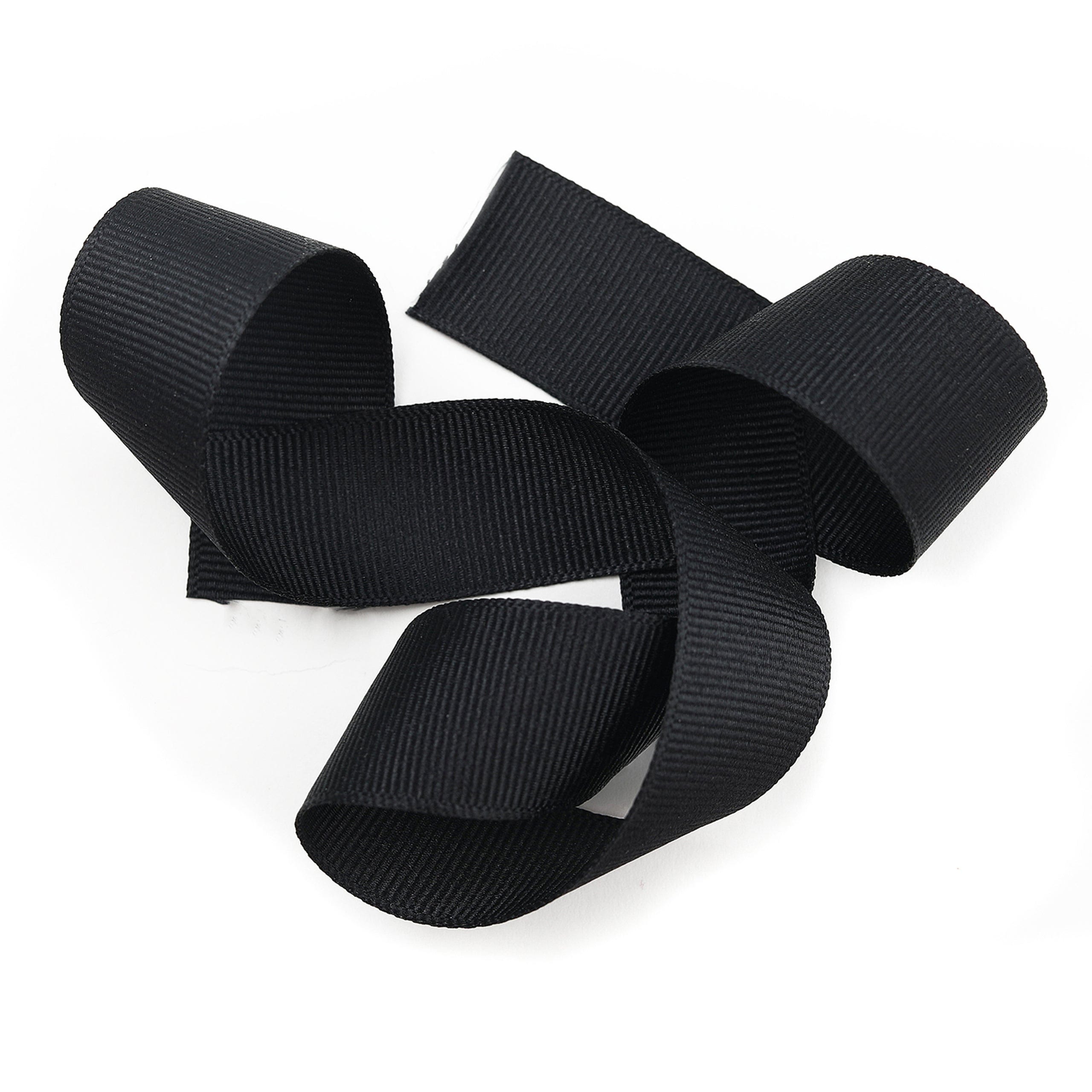 7/8 Inch Black Grosgrain Ribbon 50 Yards