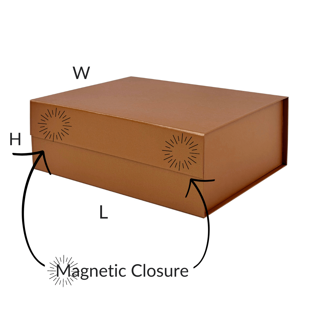 Copper A4 Deep Magnetic Gift Boxes