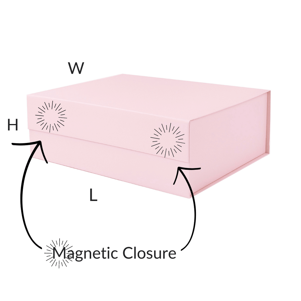Powder Pink A4 Deep Magnetic Gift Boxes – Gift Box Market