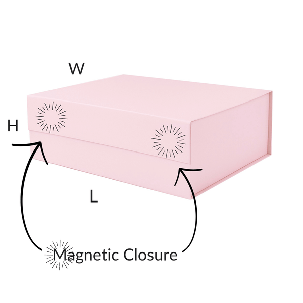 Powder Pink A4 Deep Magnetic Gift Boxes – Gift Box Market
