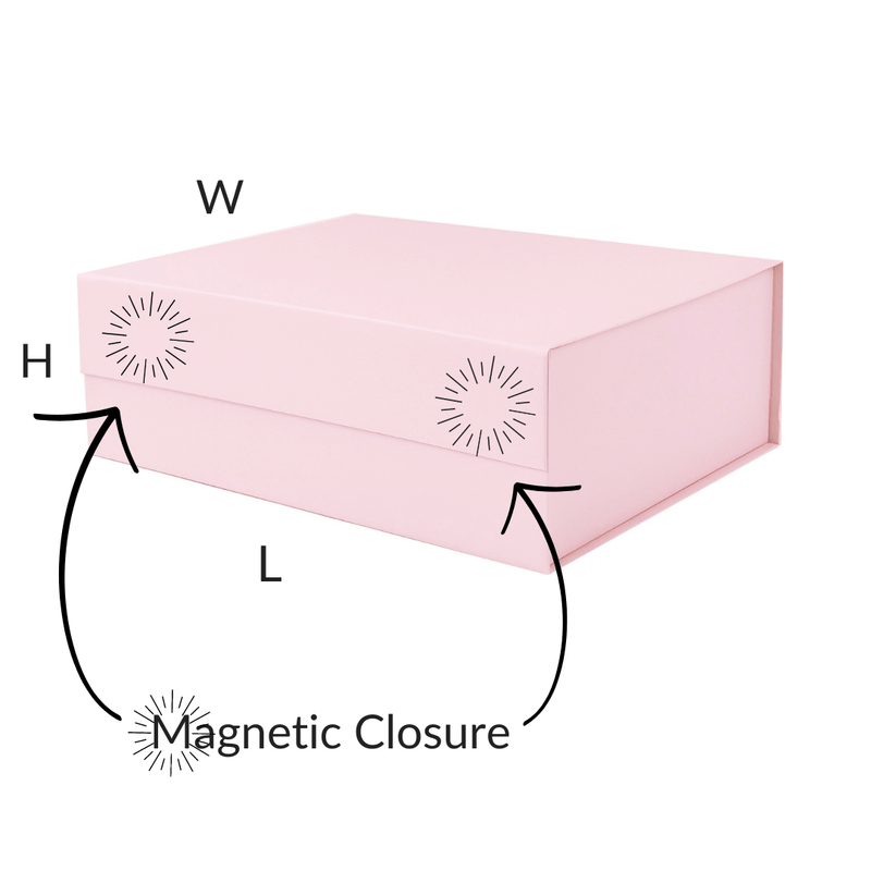 Powder Pink A4 Deep Magnetic Gift Boxes