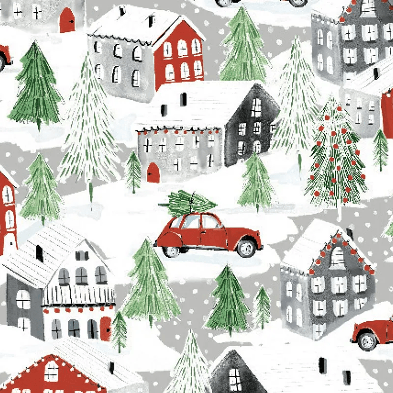 Holiday Town Tissue Paper