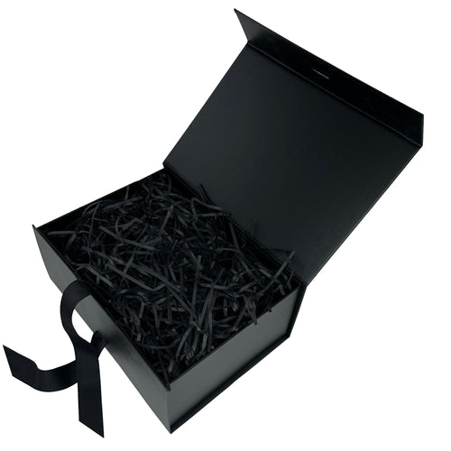 Black Crinkle Shred Paper Filler