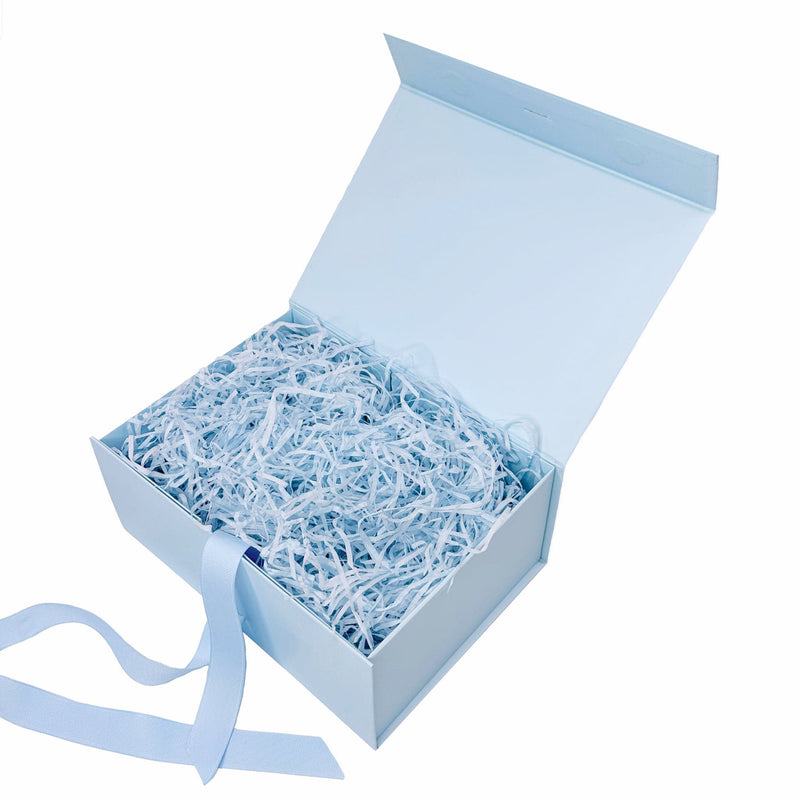 Light Blue Crinkle Shred Paper Filler