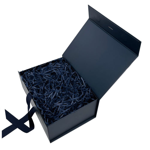 Navy Blue Crinkle Shred Paper Filler