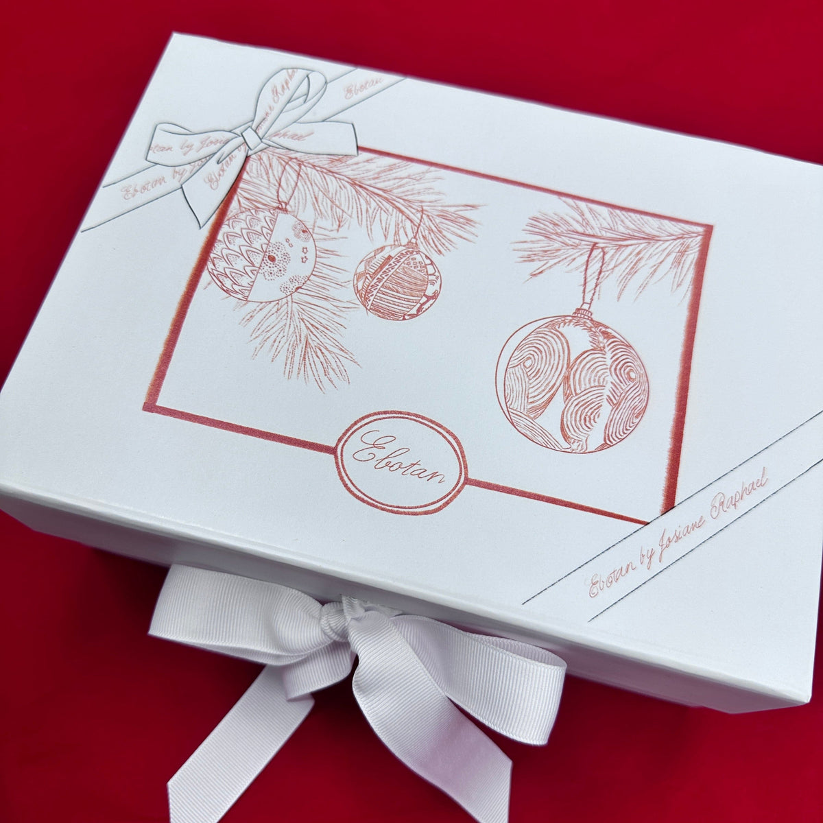 Sample - Powder Blue A5 Deep Gift Box - Changeable Ribbon – Gift