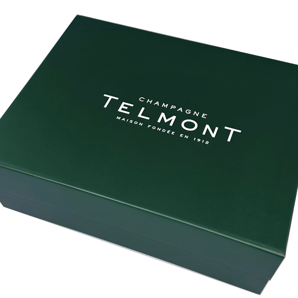 Forest Green Magnetic Gift Box with white UV print