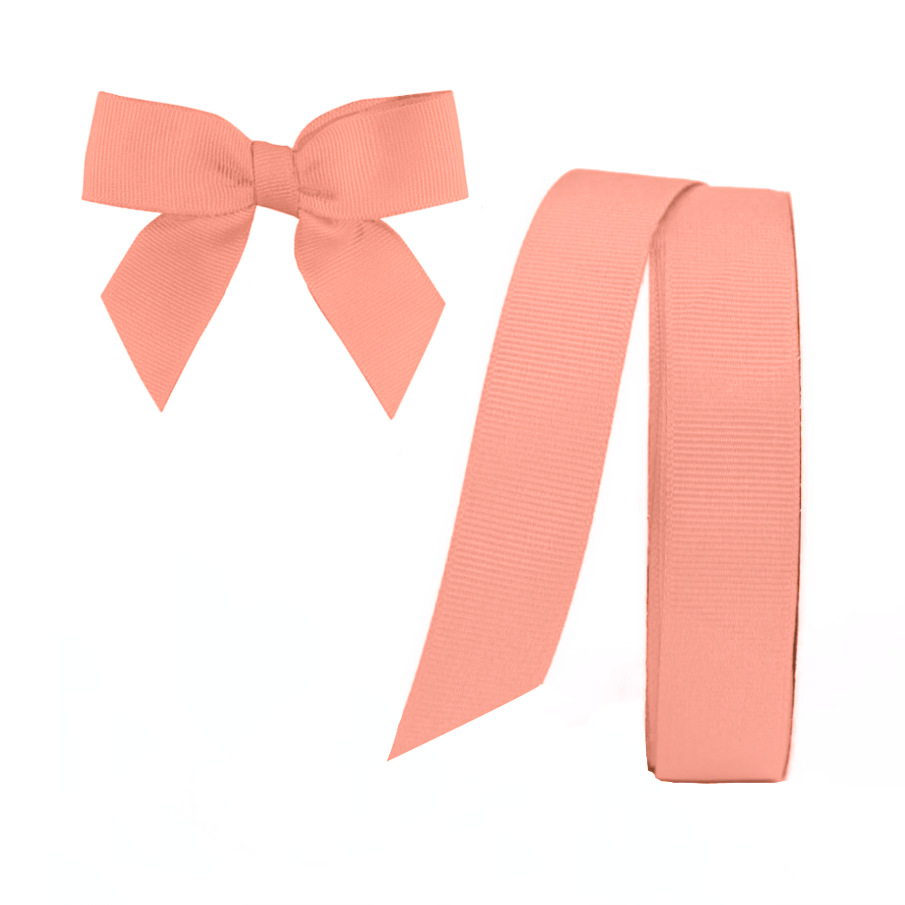 Ice Crunch Ribbon Coral Ice Grosgrain Ribbon – Gift Box Market