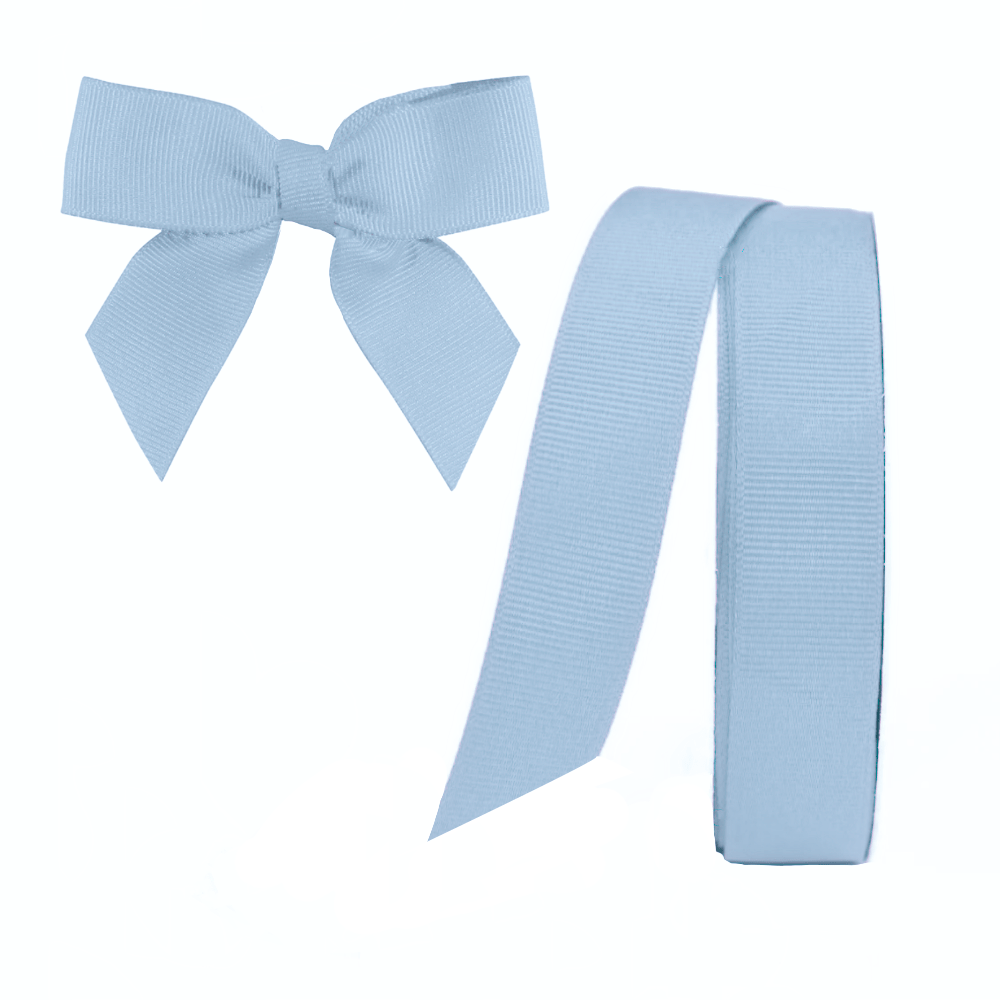 Blue Rag Ribbons Powder Blue Grosgrain Ribbon – Gift Box Market