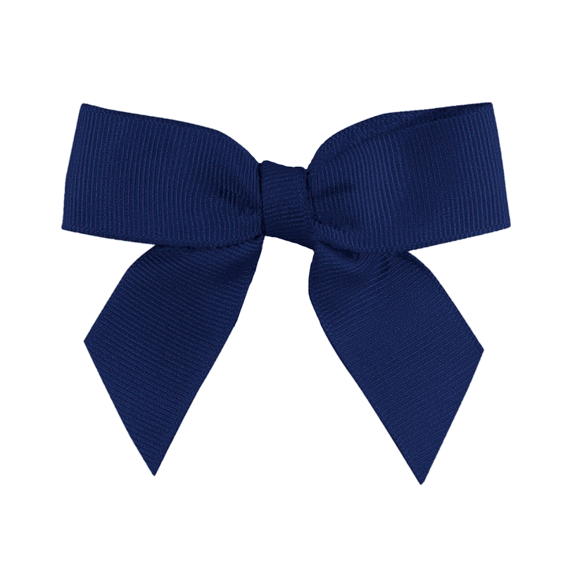 Sample  - Navy Blue Medium Rectangle Magnetic Gift Box With Changeable Ribbon