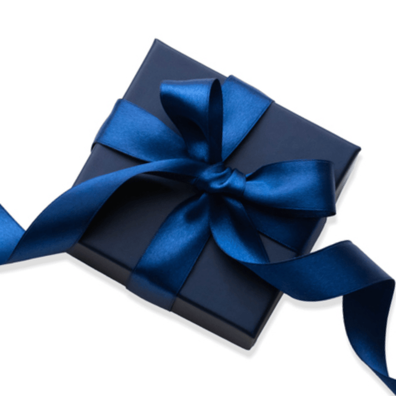 Sample - Navy Blue Small Square Magnetic Gift Boxes