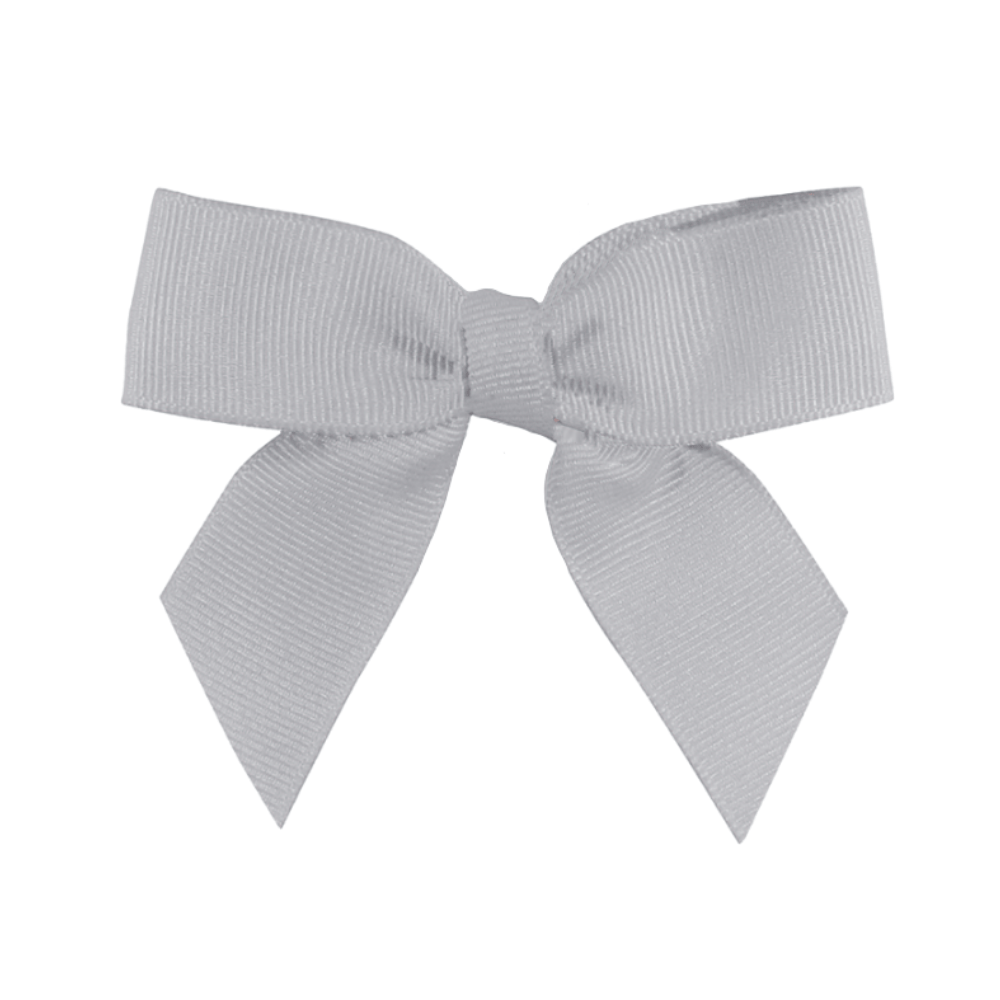 Silver Grosgrain Ribbon