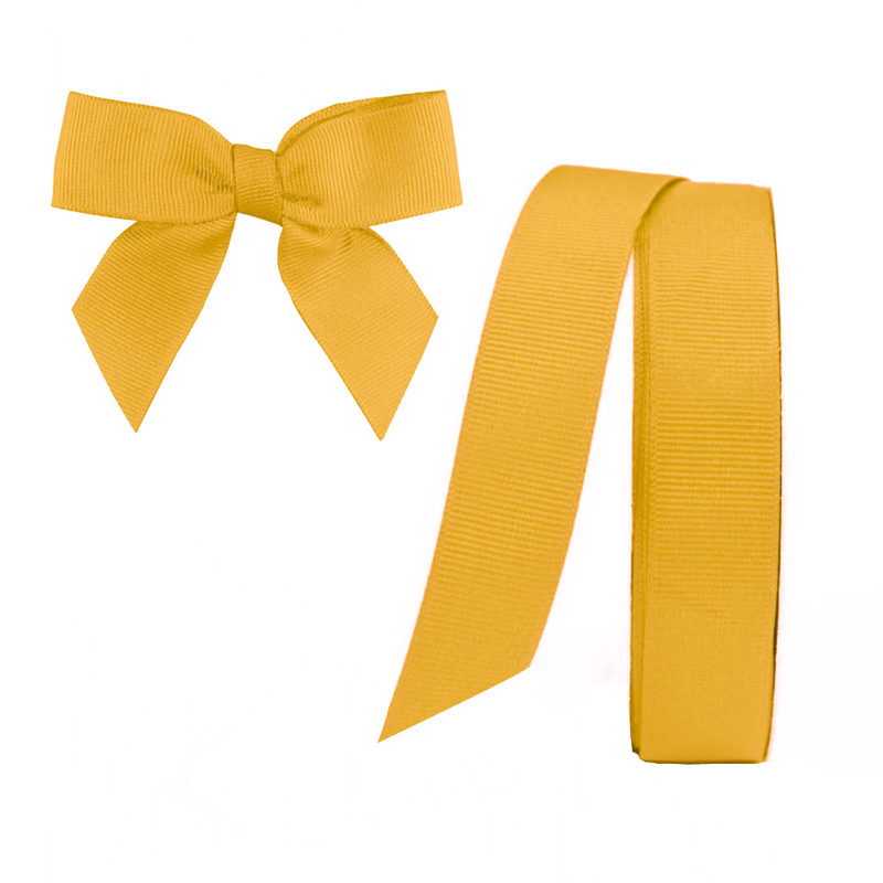 Sunflower Yellow Grosgrain Ribbon