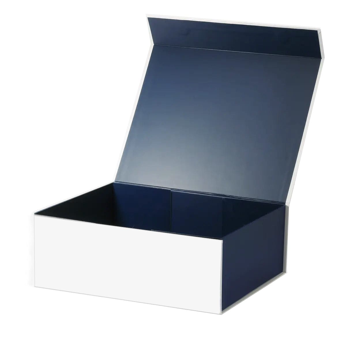 White and Navy A5 Deep Magnetic Gift Boxes