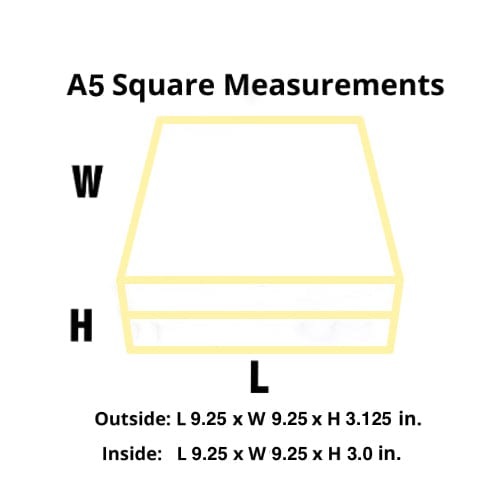 Ivory A5 Square Magnetic Gift Boxes
