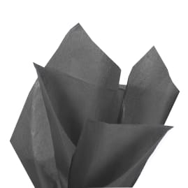 Solid Tissue Paper - Charcoal Gray