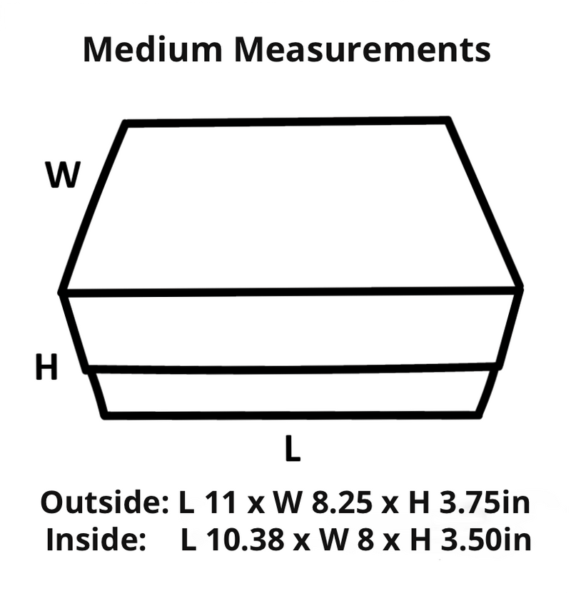 The Agency - Medium Square - White