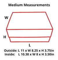 The Agency - Medium Square - Red