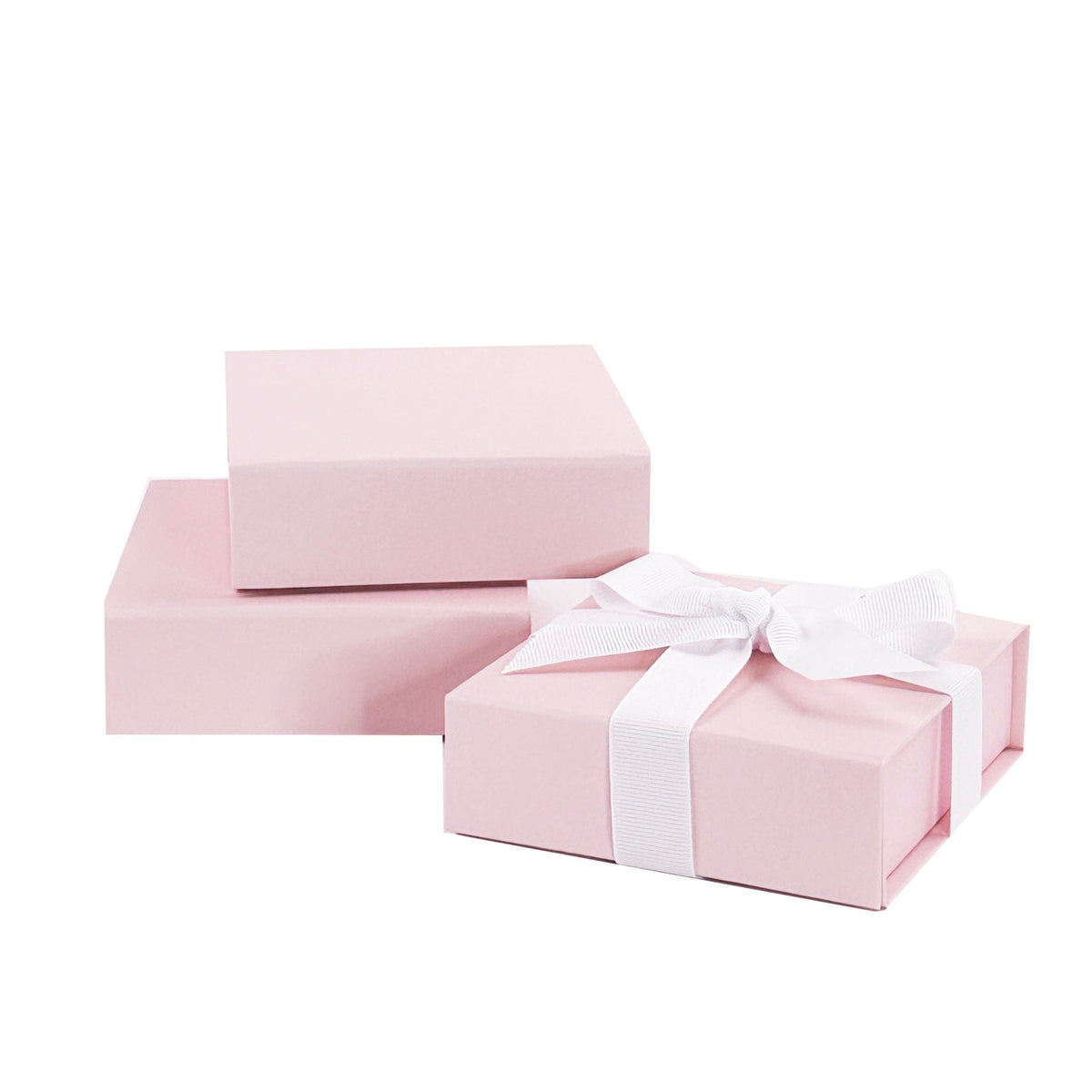Sample - Powder Pink Small Square Magnetic Gift Boxes