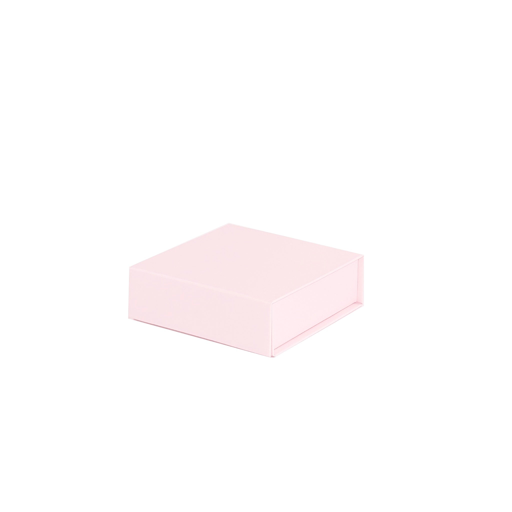 Normal Box Without Ribbon Sample - Powder Pink Small Square Magnetic Gift Boxes – Gift Box Market