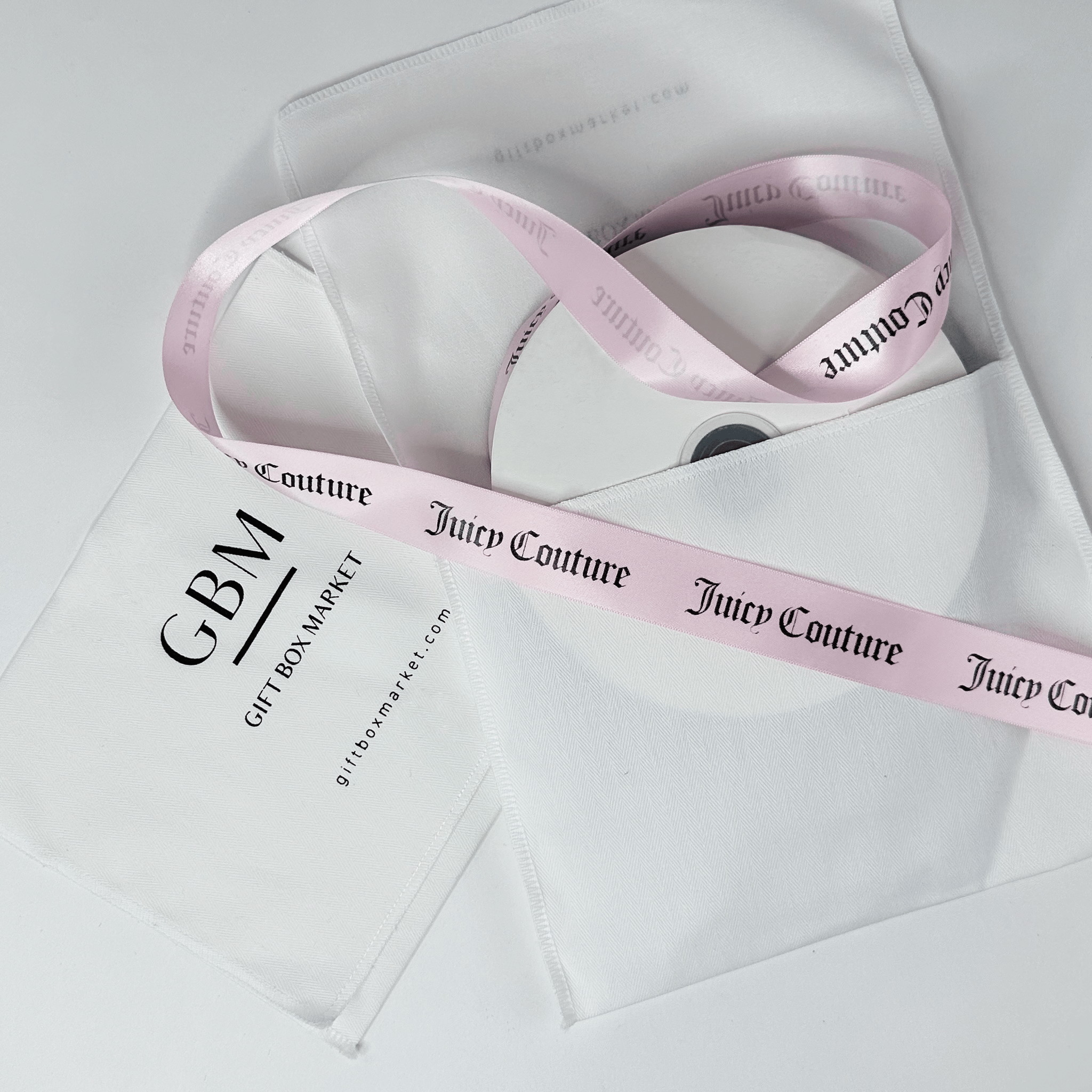 Custom Printed Double Face Satin Ribbon for corporate gifts