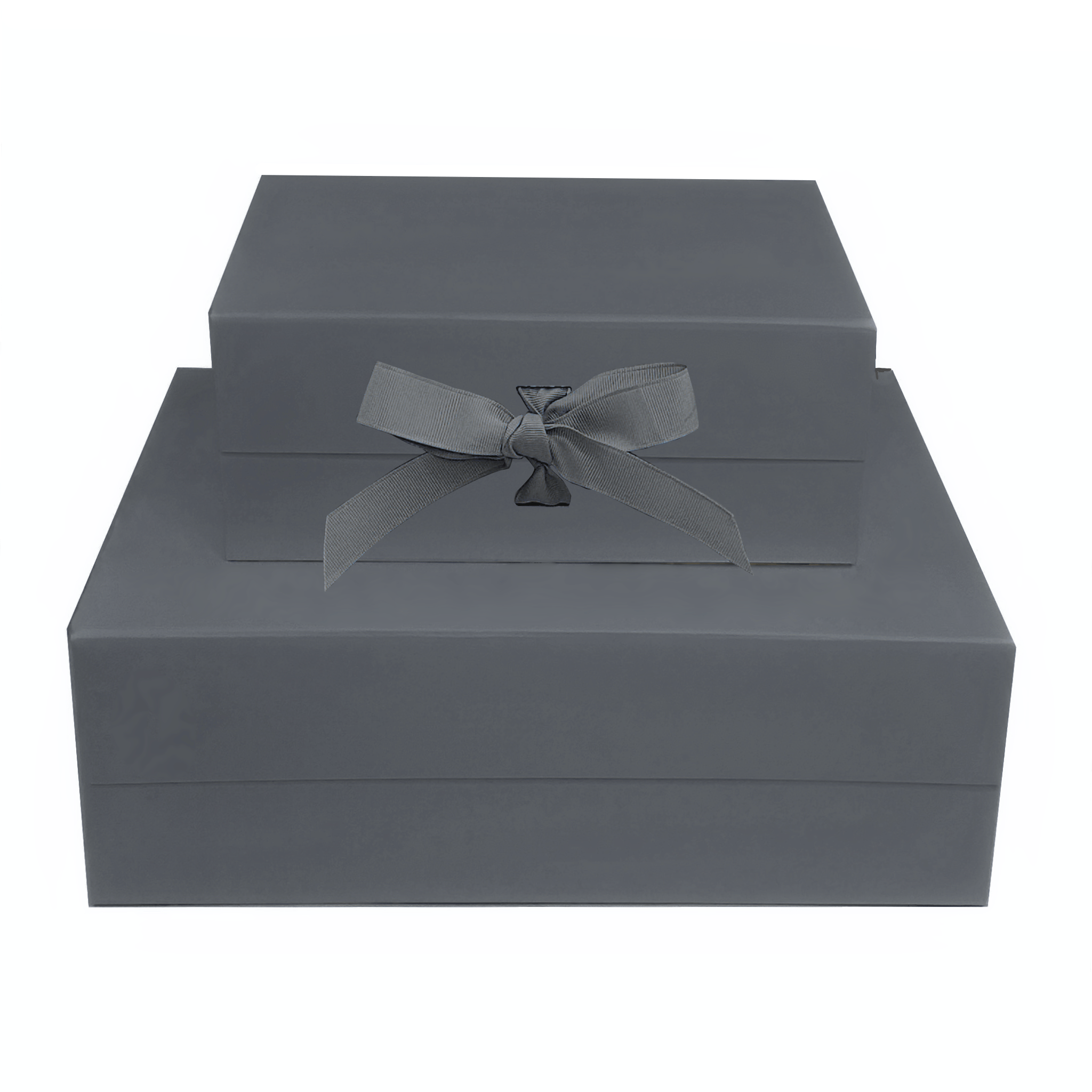 Charcoal Gray magnetic closure gift box detail