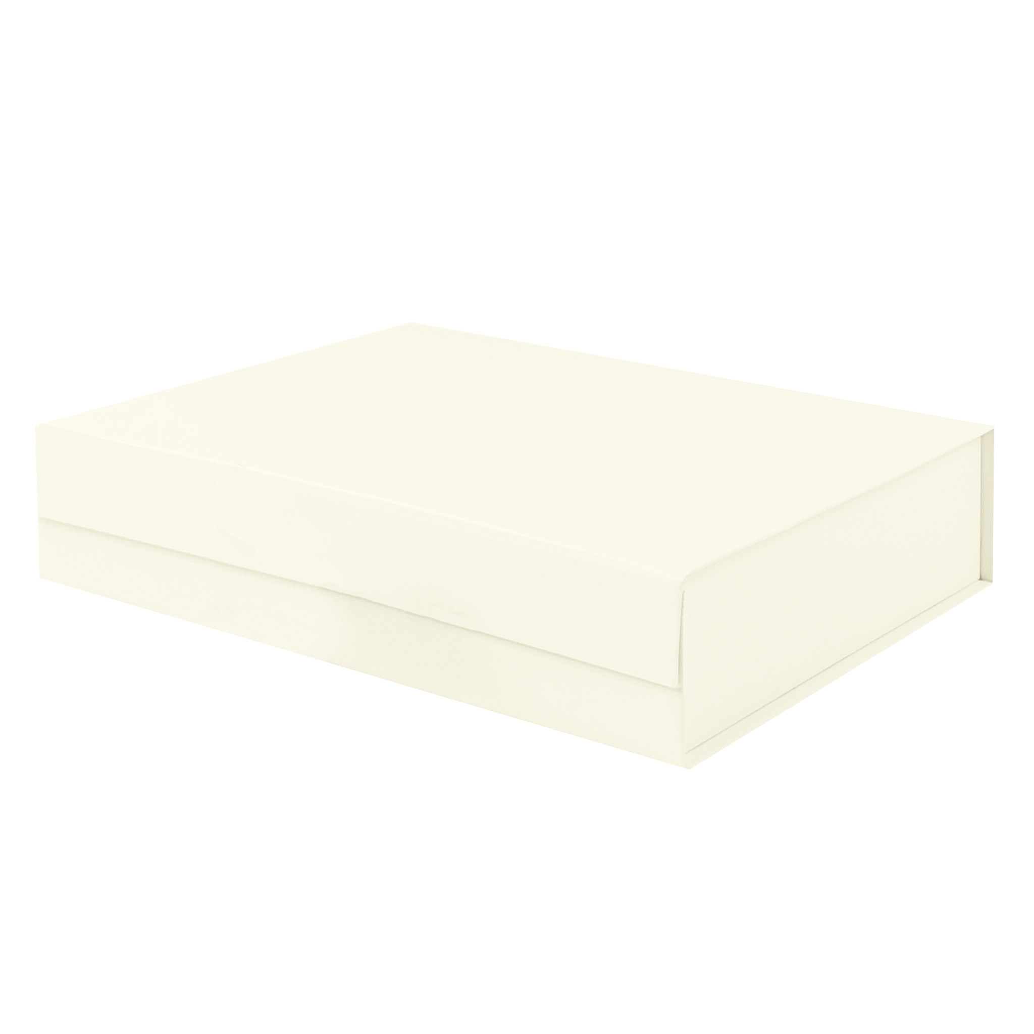 A4 Shallow Ivory Magnetic Gift Boxes – Gift Box Market