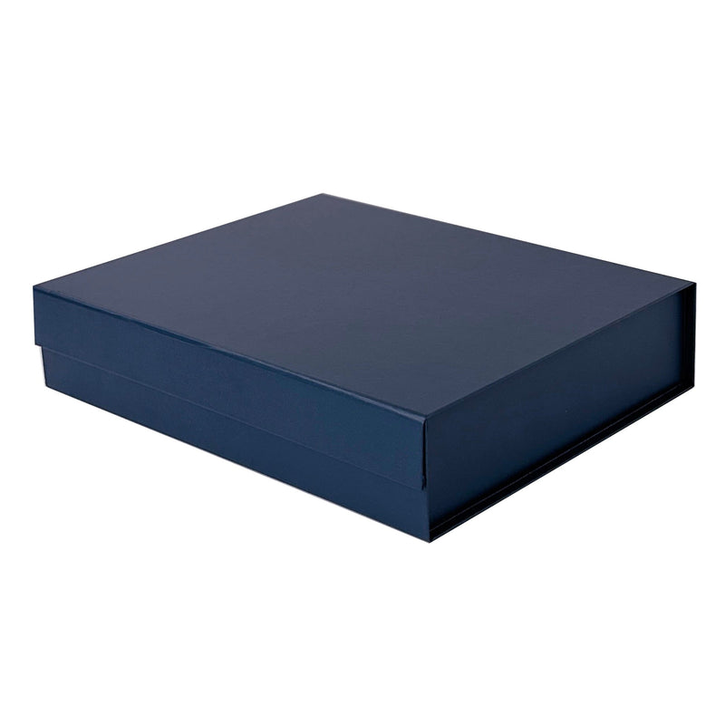 Navy Blue A4 Shallow Magnetic Gift Boxes