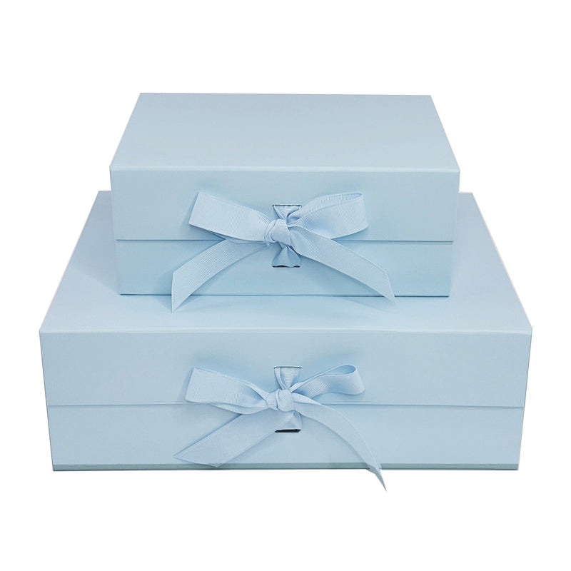 Blue Box With Ribbon Light Blue Gift Ribbon