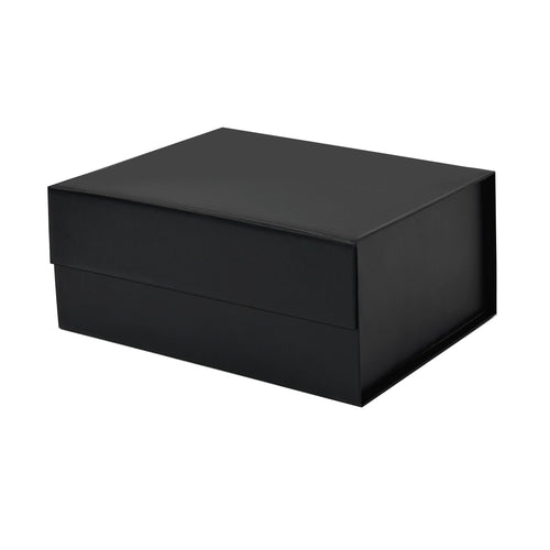black magnetic gift box A5 deep matte finish