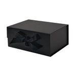 A5 deep magnetic closure gift box with grosgrain ribbon