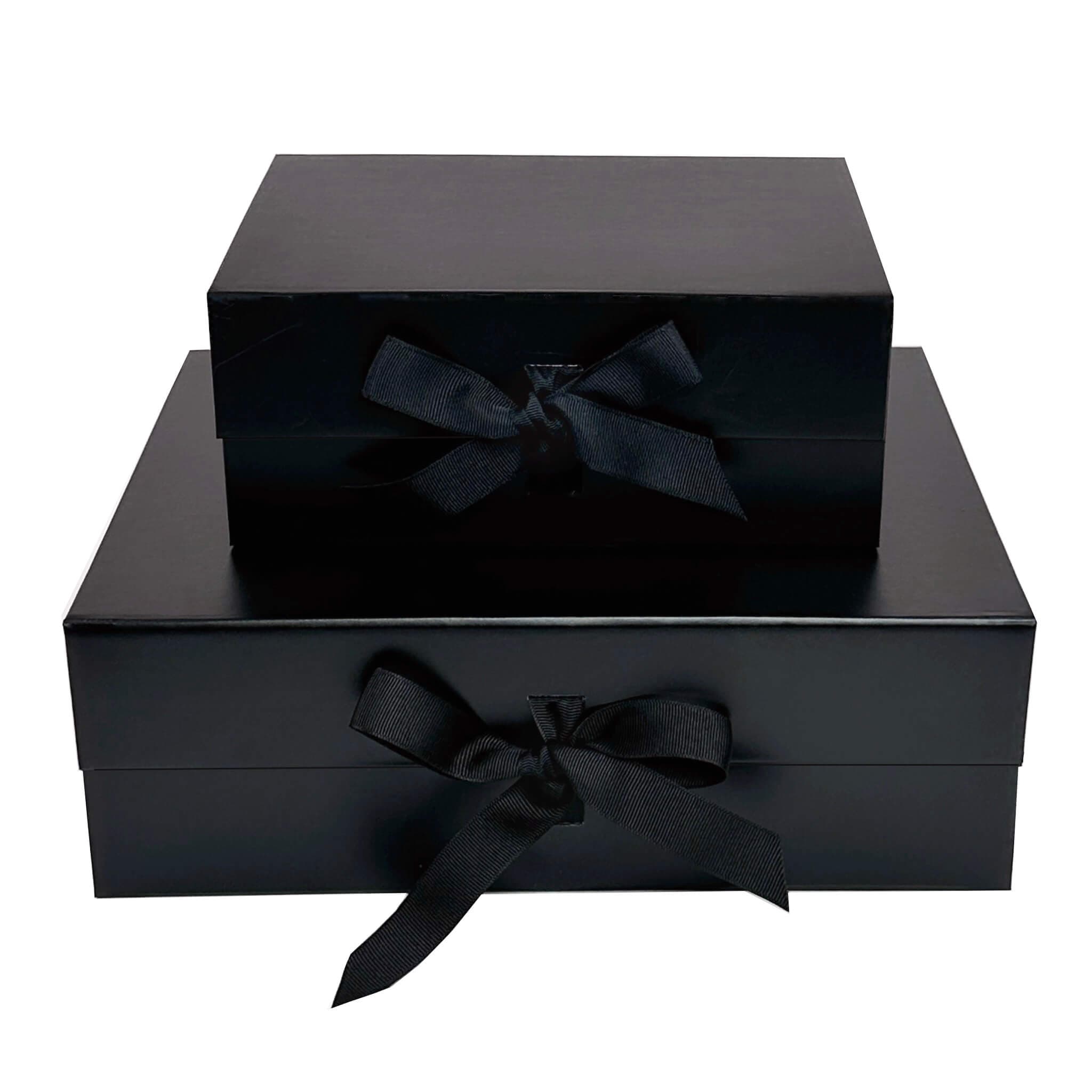 Black A4 Deep Gift Boxes Changeable Ribbon Gift Box Market Black A4 Deep Gift Boxes Changeable Ribbon Gift Box Market