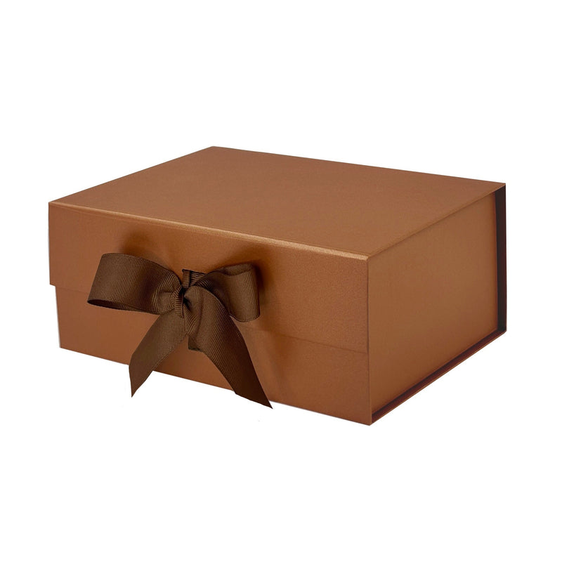 Sample  - Copper A5 Deep Magnetic Gift Box With Changeable Ribbon
