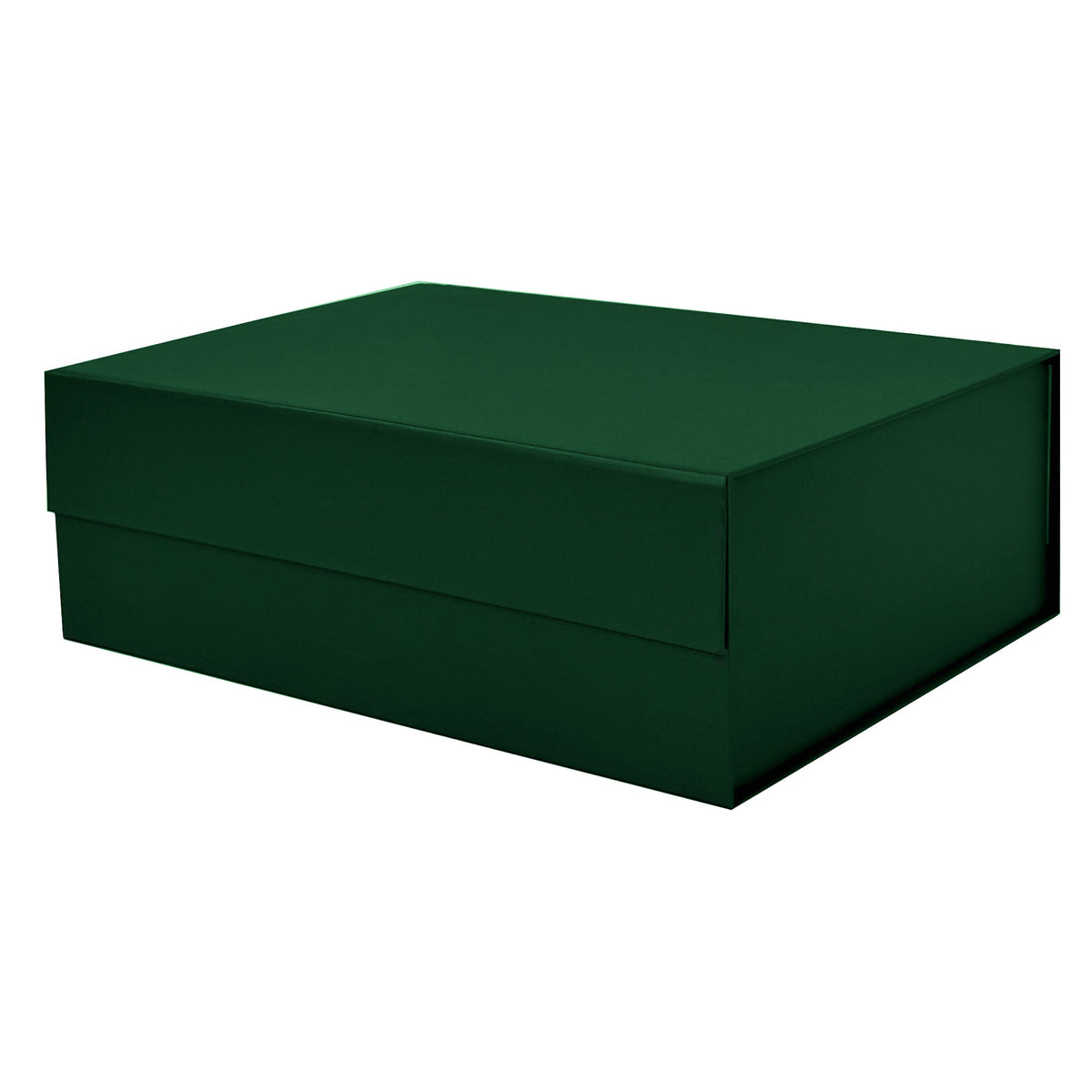 Forest dark green luxury magnetic closure gift box 