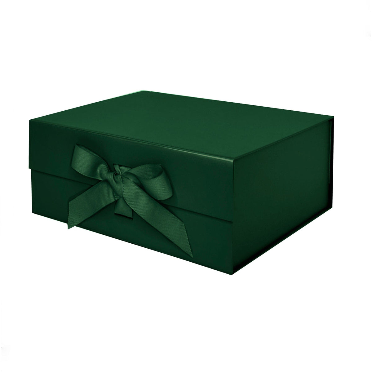 Sample  - Forest Green A5 Deep Magnetic Gift Boxes With Changeable Ribbon