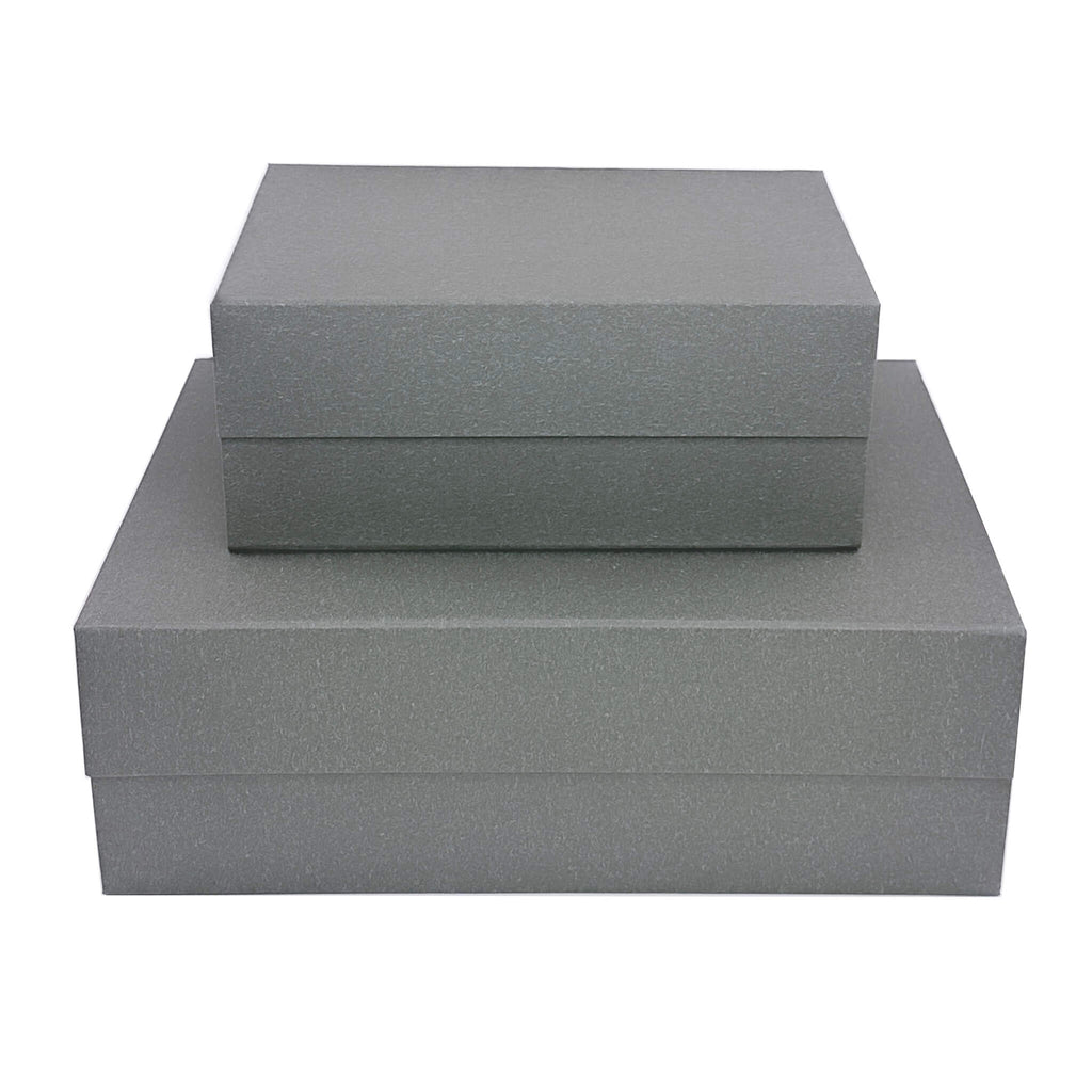 custom printing gray magnetic closure gift boxes 
