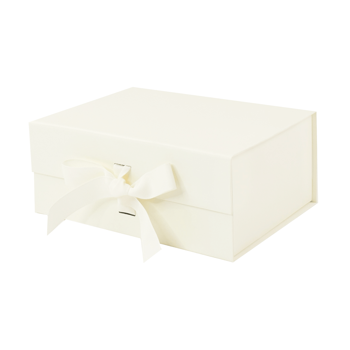 Ivory A5 Deep Magnetic Gift Boxes With Changeable Ribbon