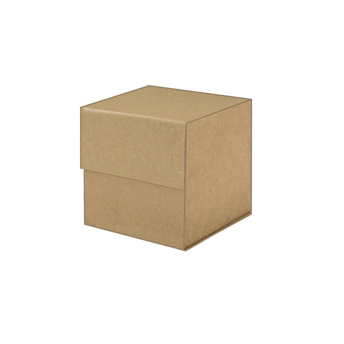 Natural Kraft Small Cube Magnetic Gift Boxes