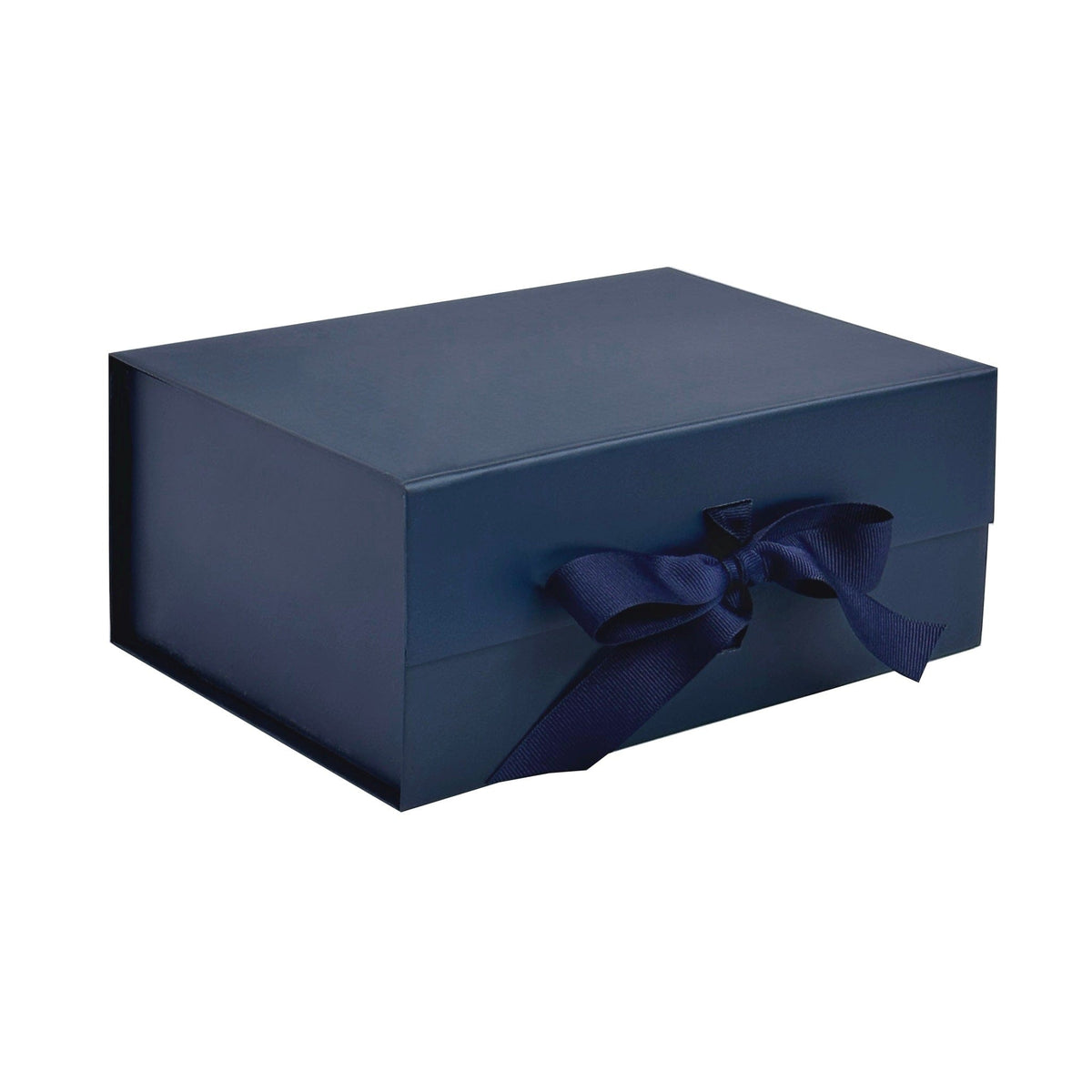 Navy Blue A5 Deep Magnetic Gift Boxes With Changeable Ribbon